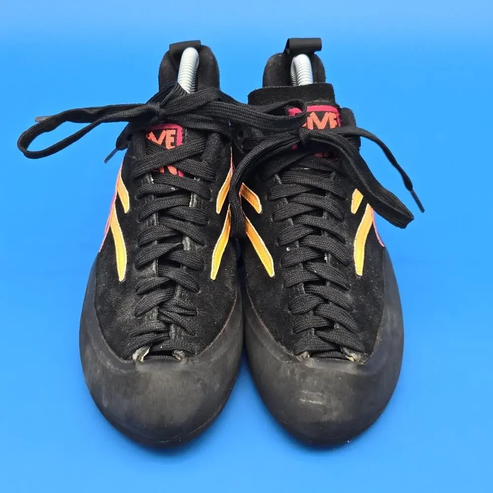Five Ten Stealth C4 Climbing Shoes Mens US 9.5 Black Pink Orange Run Small